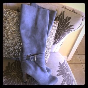 ANTONIO MELANI Gray Suede Boots